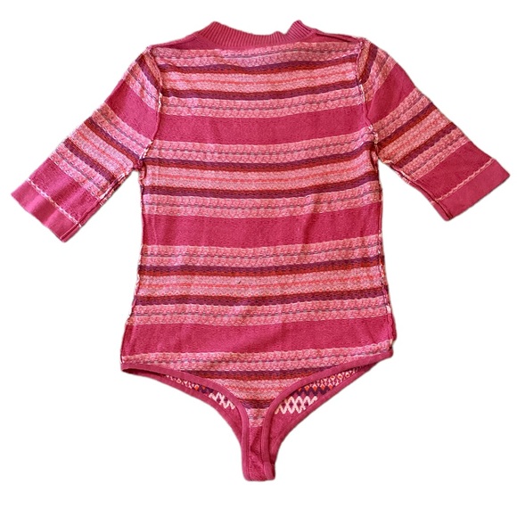NWT Free People Intimately Winter Warmer Lotus Rose Bodysuit - M - Picture 7 of 14
